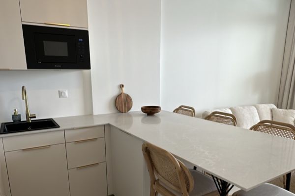 Cuisine Quartz & Lin , une cuisine réalisée par SoCoo'c Ajaccio