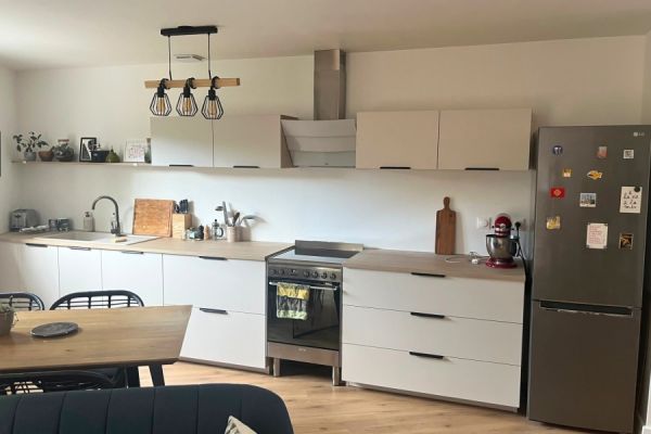 Cuisine équipée linéaire, une cuisine réalisée par SoCoo'c Bordeaux le Lac