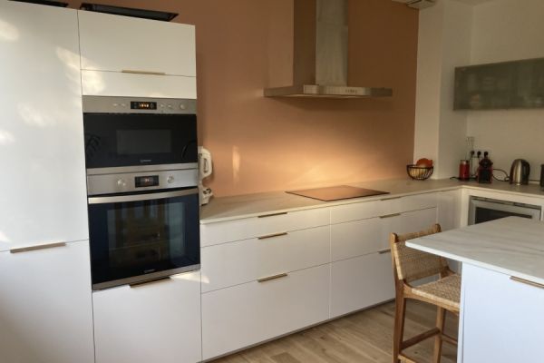 Cuisine blanche, une cuisine réalisée par SoCoo'c Limoges Sud