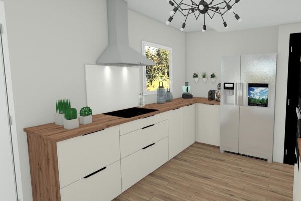 Cuisine Chaleureuse Coloris Cosy, une cuisine réalisée par SoCoo'c Chalon sur Saône