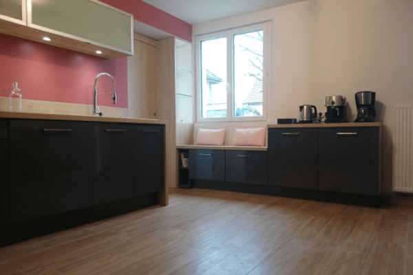 La cuisine en L de Jean-François, une cuisine réalisée par SoCoo'c Troyes