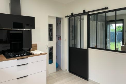 Cuisine blanche et bois, une cuisine réalisée par SoCoo'c Orléans Olivet