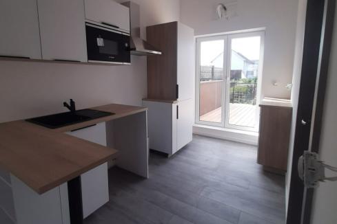 Cuisine blanche et bois , une cuisine réalisée par SoCoo'c Mulhouse Wittenheim