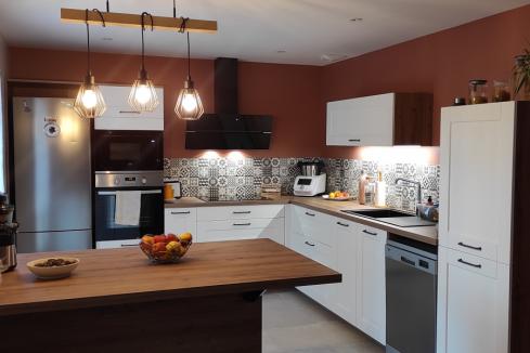 La cuisine d&#039;Hélène et Cédric, une cuisine réalisée par SoCoo'c Angers Lac de Maine