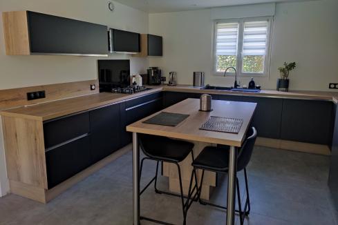 La cuisine de Gaëtane et Frédéric, une cuisine réalisée par SoCoo'c Angers Lac de Maine