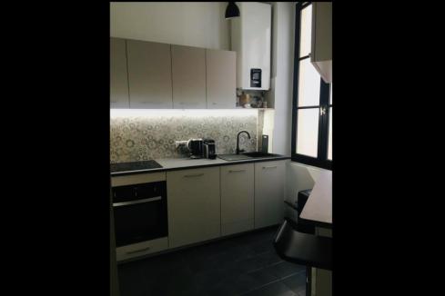 Appartement lyonnais avec Mégane, une cuisine réalisée par SoCoo'c Plan de Campagne