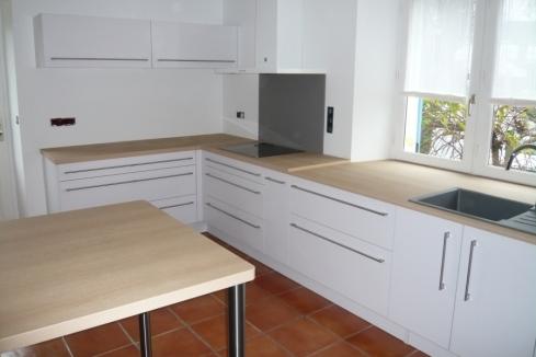 Cuisine en L, une cuisine réalisée par SoCoo'c Quimper